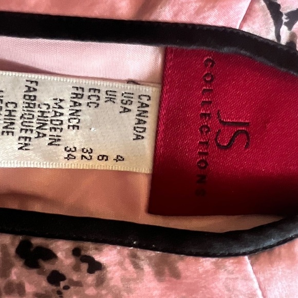 JS Collections Pink and Black Artistic Blazer - Picture 5 of 7